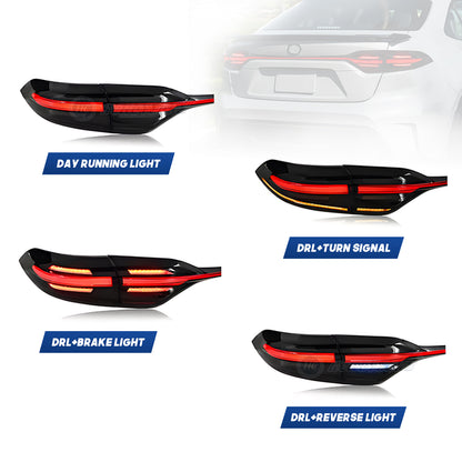 HCMOTION Taillights For Toyota US Corolla 2020-2024 DRL Start UP Animation