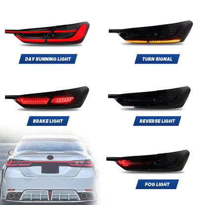 HCMOTION Smoke Taillights For Toyota Camry 2018-2024