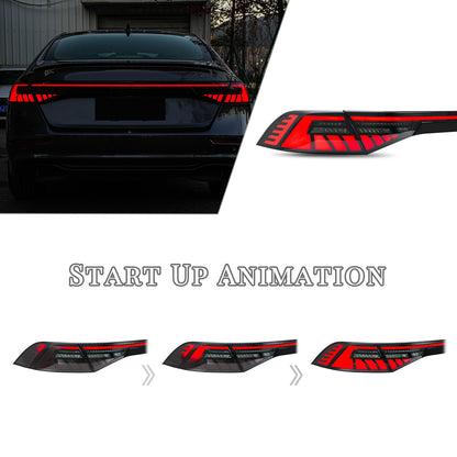 HCMOTIONZ LED Taillights For Honda Accord 2023 2024 With Trunk Lights