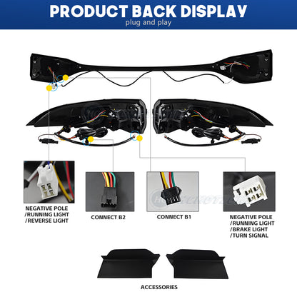 HCMOTION Taillights For Toyota US Corolla 2020-2024 DRL Start UP Animation