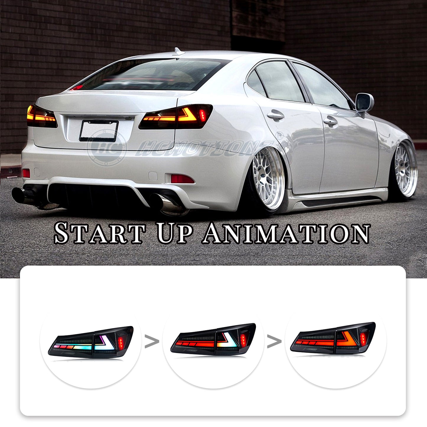 HCMOTIONZ LED Head Light And Tail Lamp For Lexus IS250 IS350 ISF 2006-2013