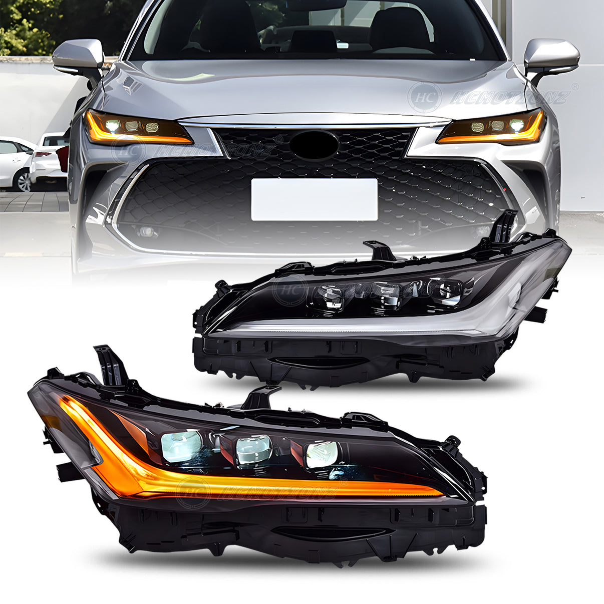 HCMOTIONZ LED Headlights For Toyota Avalon 2019 2020 2021 2022