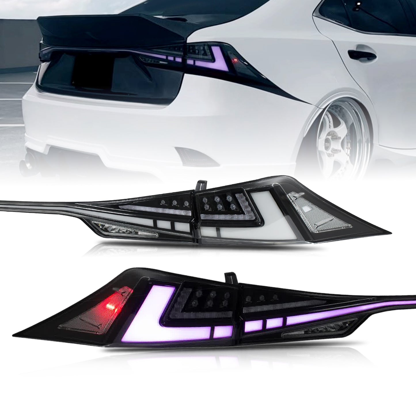 HCMOTIONZ Lexus IS250/350 300h F 2014-2020 LED RGB Tail Lights