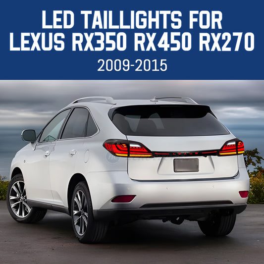 HCMOTIONZ LED Tail Lights for Lexus RX350 2009-2015 RX450 RX270