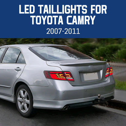 HCMOTION LED Tail Lights for Toyota Camry XV40 Aurion 2007-2011 US Version