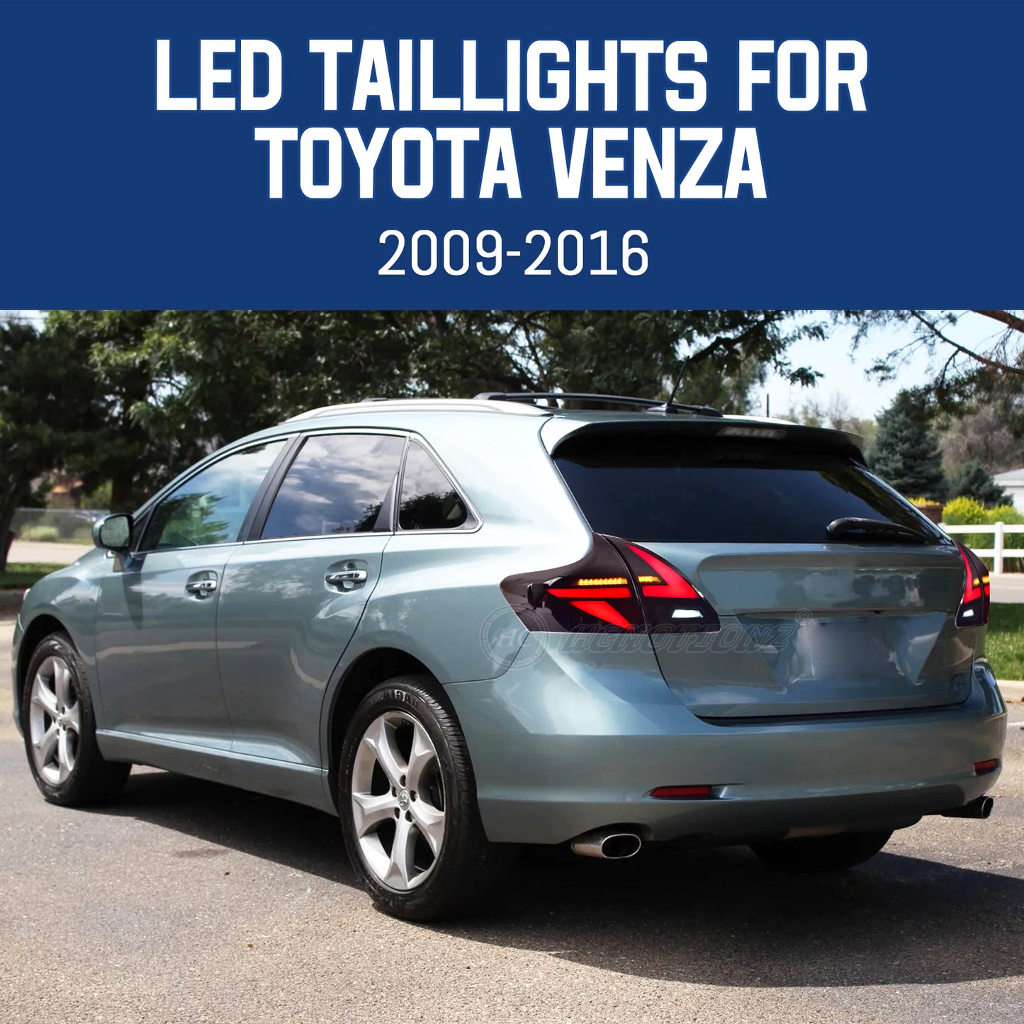 HCMOTIONZ LED Tail Lights for Toyota Venza 2009-2016