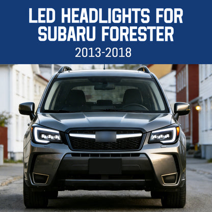 HCMOTION LED Headlights for Subaru Forester 2013-2018