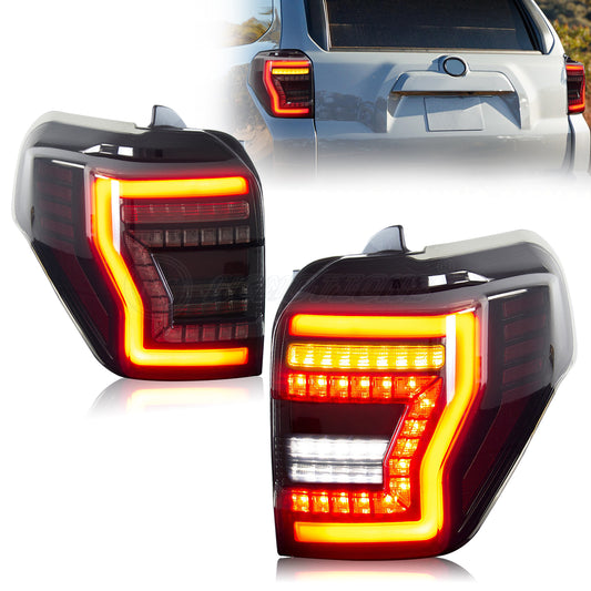 HCMOTION LED Tail Lights Waterproof Design for Toyota 4Runner 2010-2023 SR5 TRD Off Road Lmited