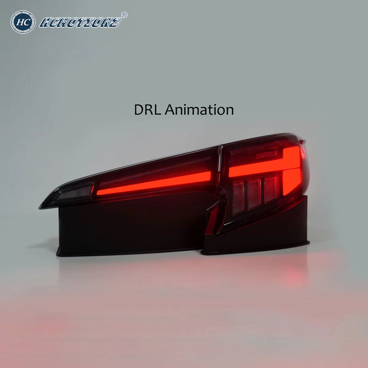 HCMOTION Led Tail Lights For Toyota Corolla Hatchback 2018-2023 Start UP Animation