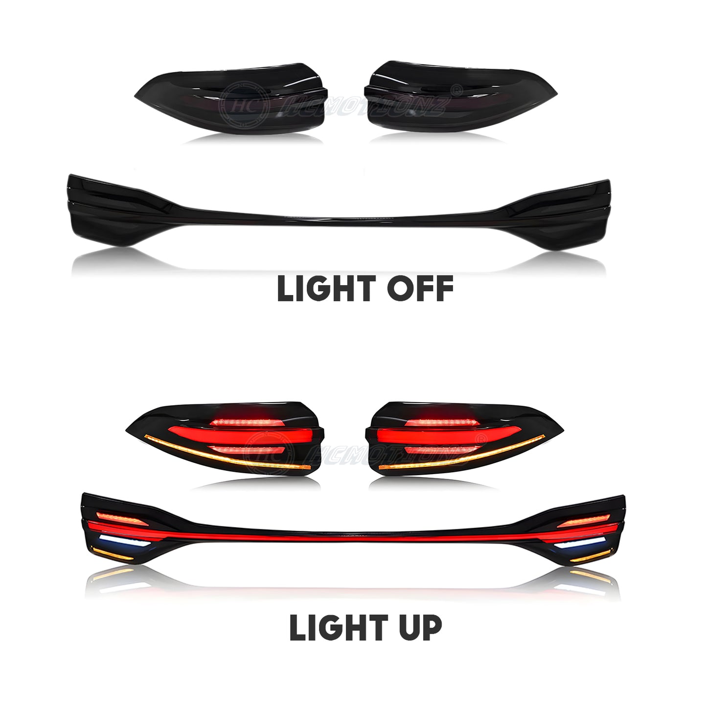 HCMOTION Taillights For Toyota US Corolla 2020-2024 DRL Start UP Animation