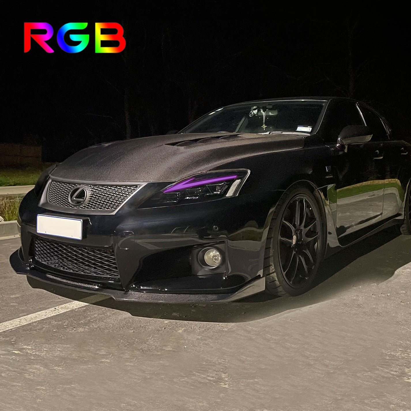 HCMOTION RGB LED Head Light For Lexus IS250 IS350C ISF 2006-2013