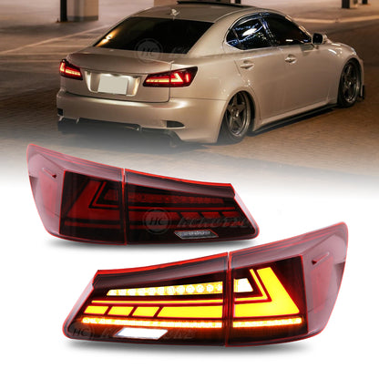 HCMOTION LED Tail Light For Lexus IS250 IS350 ISF 2006-2013