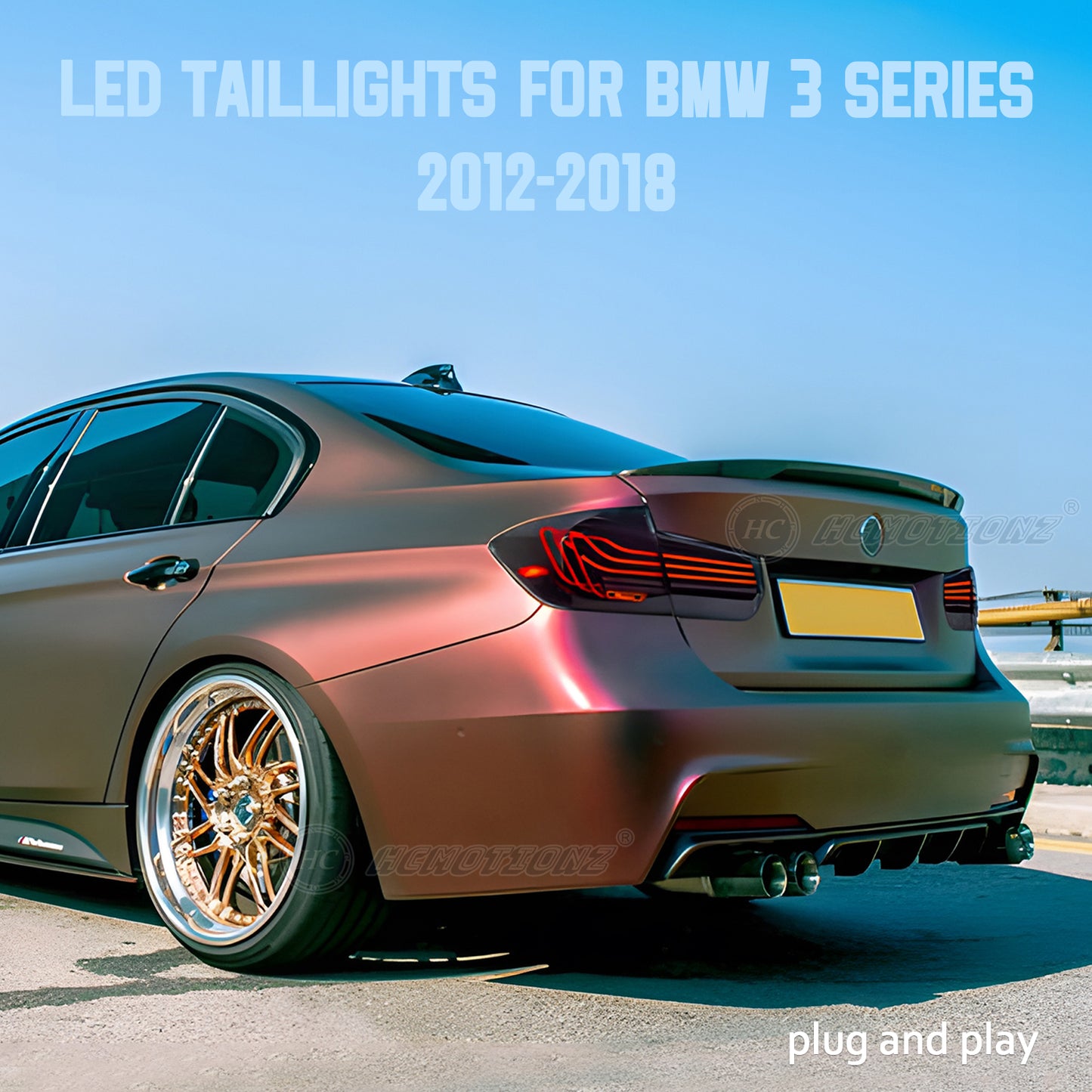 HCMOTION LED Taillights For BMW 3 Series F30 F80 2012-2018 CLS design