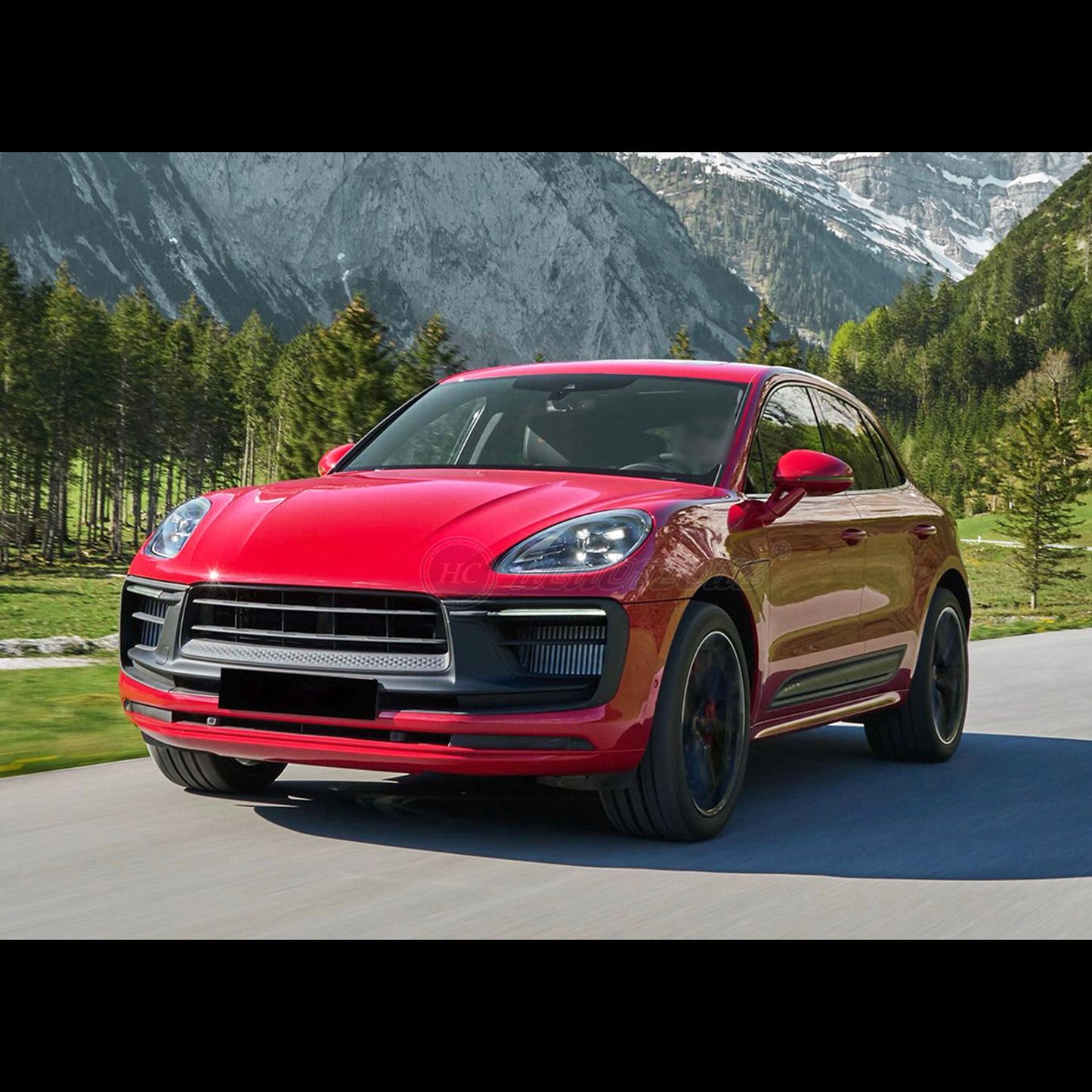 HCMOTIONZ LED Head Lights for Porsche Macan 2014-2021 SUV (95B) Blue Light DRL Projector Front Lamps Assembly