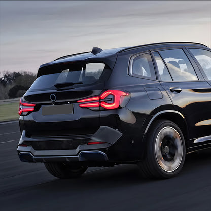 HCMOTION LED Tail Lights for For BMW X3 2018-2021 G01 G08 F97 DRL Start UP Animation Car Rear Back Lamps Assembly 2022 look