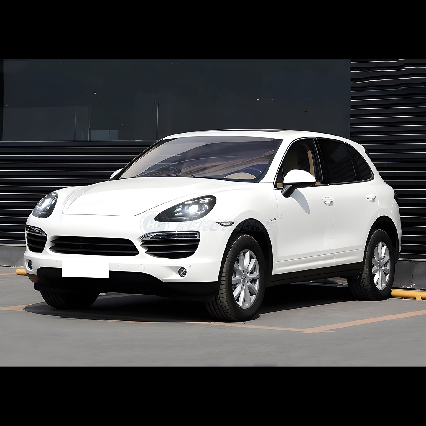 HCMOTIONZ Head Lamps for Porsche Cayenne 2011-2018 Hybrid Turbo Diesel Front Lights Assembly Upgraded 2023 Design