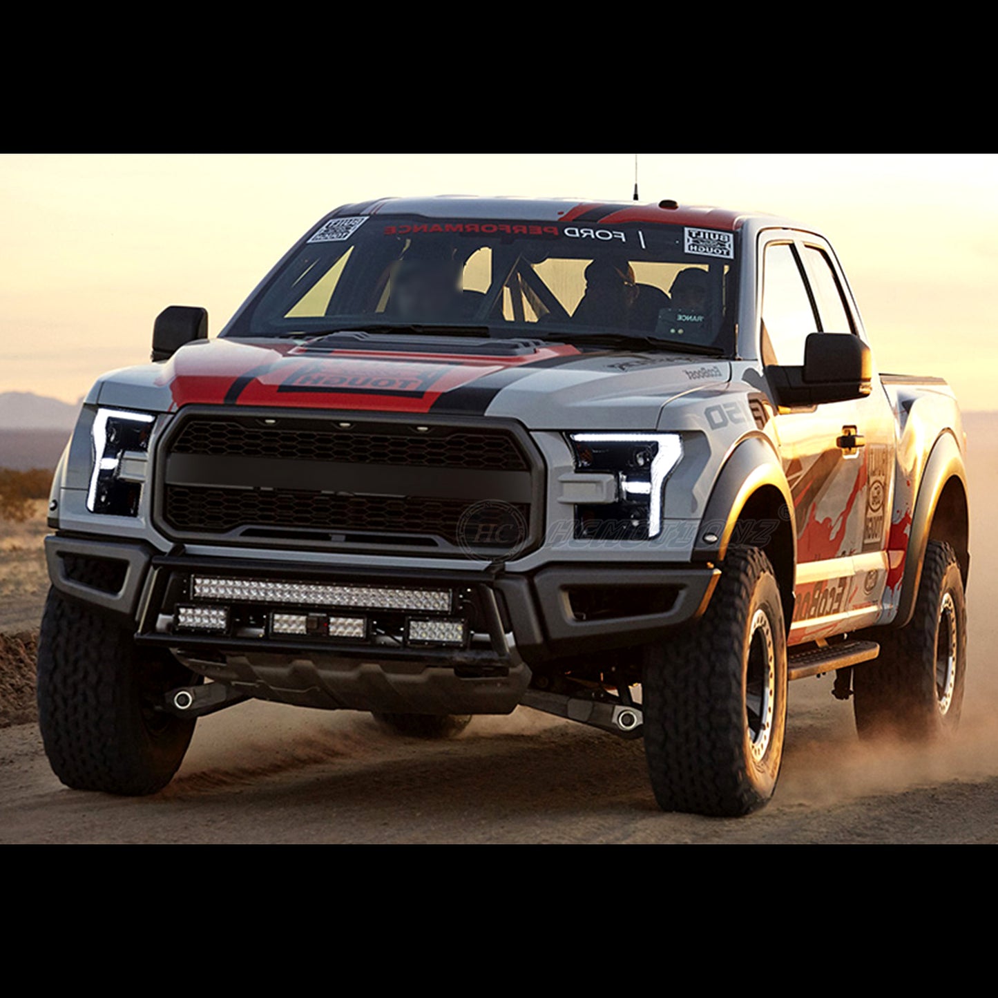 HCMOTIONZ Front Lamps for Ford F150 2017-2020 XL/XLT/LARIAT/KING RANCH/PLATINUM/LIMITED RAPTOR PICKUP LED Head Lights Assembly