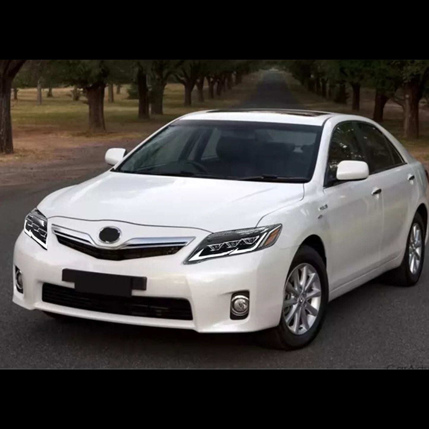 HC Motion LED Headlights Assembly for 2010 2011 Toyota Camry XV40 (US Version)  Plug & Play DOT Approved