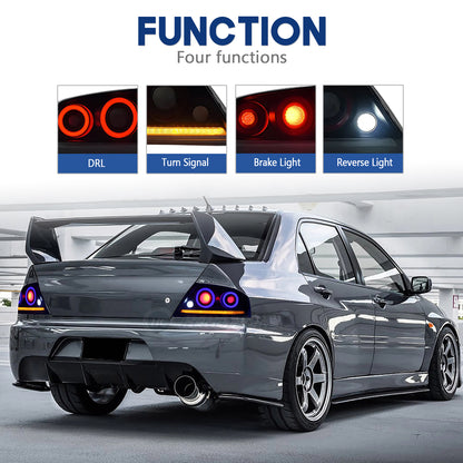 HCMOTION LED RGB Taillights for MITSUBISHI EVO 7/8/9 (CT9A) 2001-2007