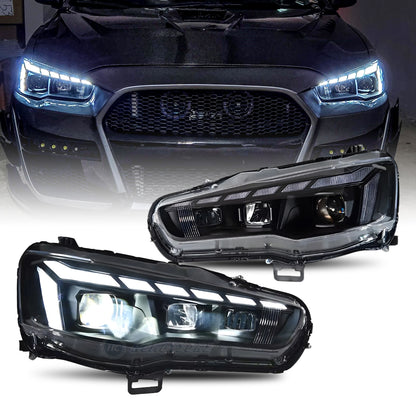 HCMOTION LED Headlights For Mitsubishi Lancer 2008-2017 New Design