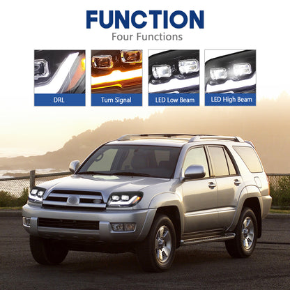 HCMOTIONZ LED Head Lights for Toyota 4Runner 2003-2009 4th Gen
