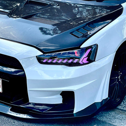 HCMOTION RGB LED Headlights and Taillights For Mitsubishi Lancer 2008-2017