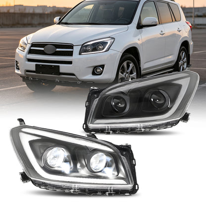 HCMOTION LED Headlights for Toyota RAV4 3rd Gen 2009-2012 Facelift Start-up Animation