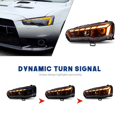 HCMOTION LED Headlights For Mitsubishi Lancer 2008-2017 New Design