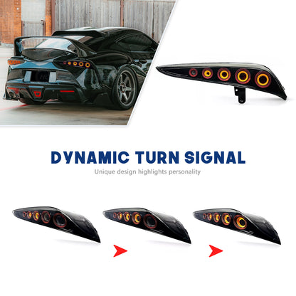 HCMOTION LED Tail Lights for Toyota Supra A91GR 2018-2023 DRL Start up Animation