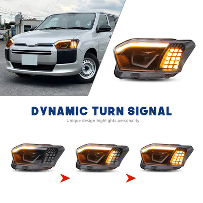 HCMOTION LED Head Lights for Toyota Probox 2014-2025 XP160 Succeed 2014-2020 Familia Van 2018-2025