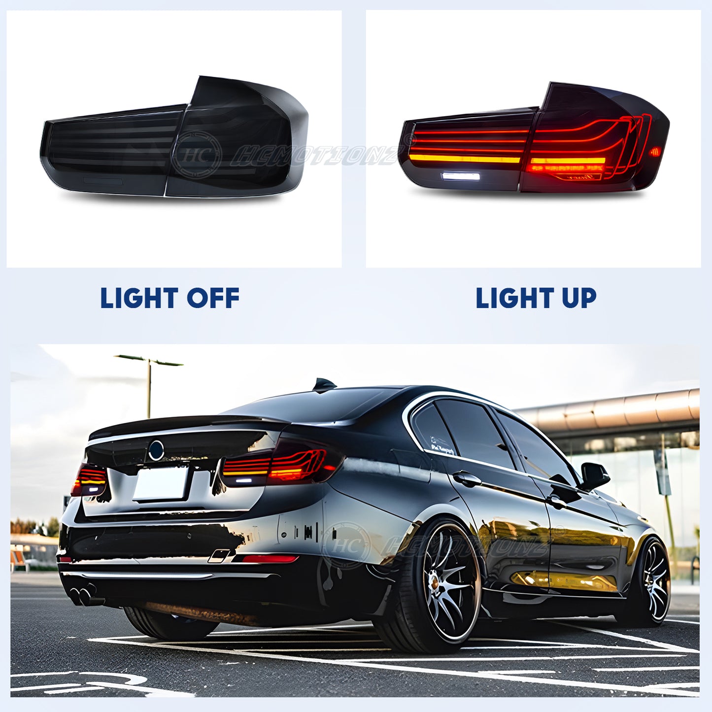 HCMOTION LED Taillights For BMW 3 Series F30 F80 2012-2018 CLS design