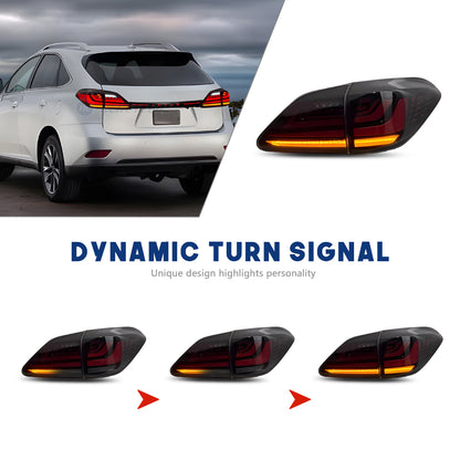 HCMOTIONZ LED Tail Lights for Lexus RX350 2009-2015 RX450 RX270