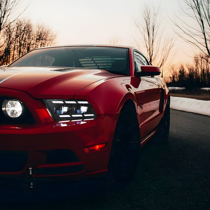HCMOTION V2 S550 Style Dynamic LED Headlights for Ford Mustang 2010-2014 Upgrade Projector Lamp