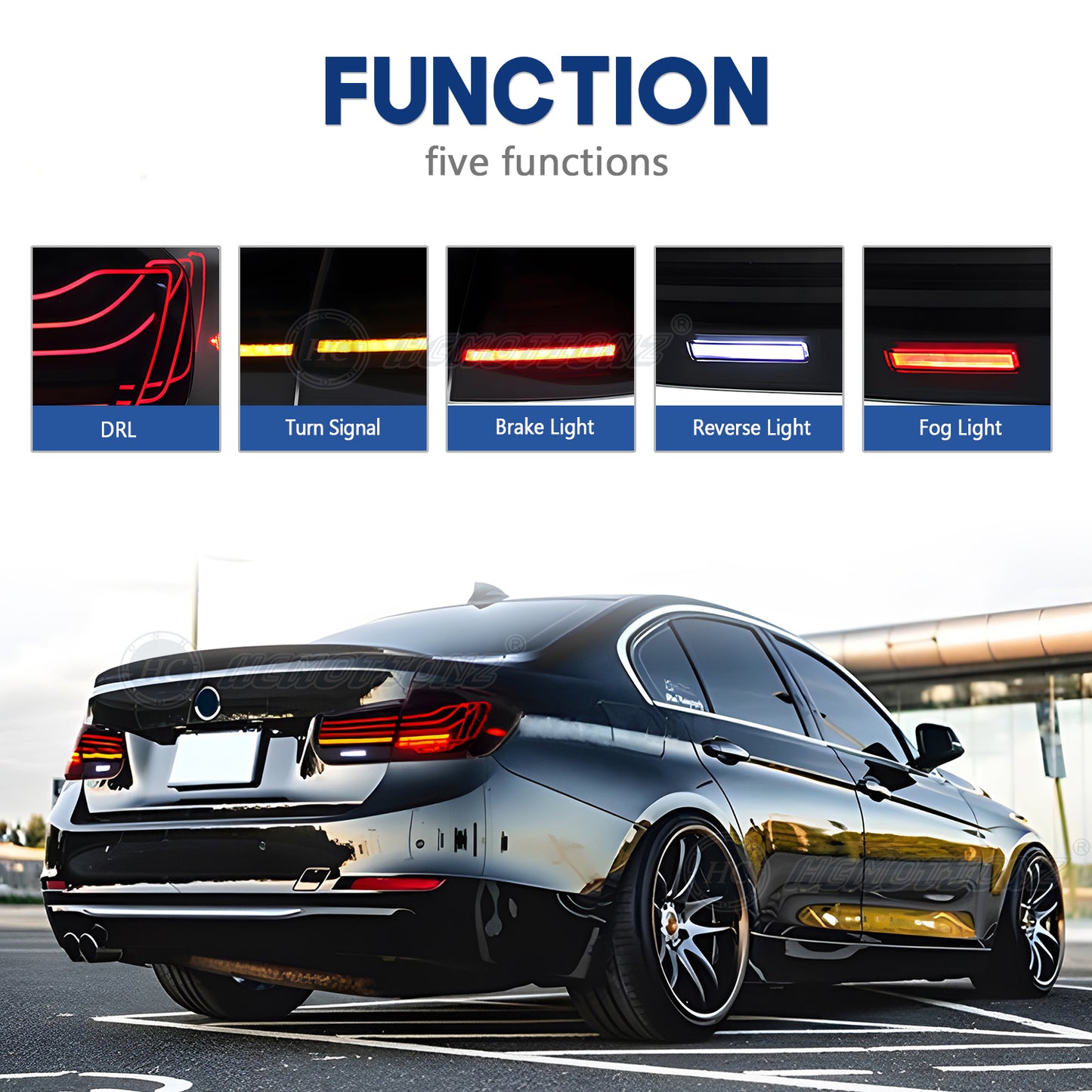 HCMOTION LED Taillights For BMW 3 Series F30 F80 2012-2018 CLS design