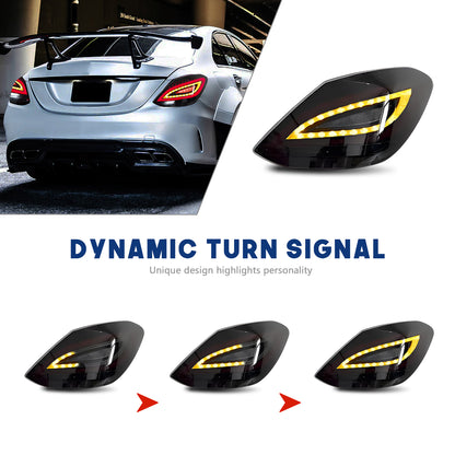 HCMOTION LED Taillghts For Mercedes-Benz C-Class W205 2015-2021