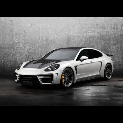 HCMOTIONZ LED Headlights for Porsche Panamera 2009-2016 (970) Blue Light DRL Car Front Lamps Assembly