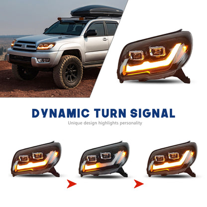 HCMOTIONZ LED Head Lights for Toyota 4Runner 2003-2009 4th Gen