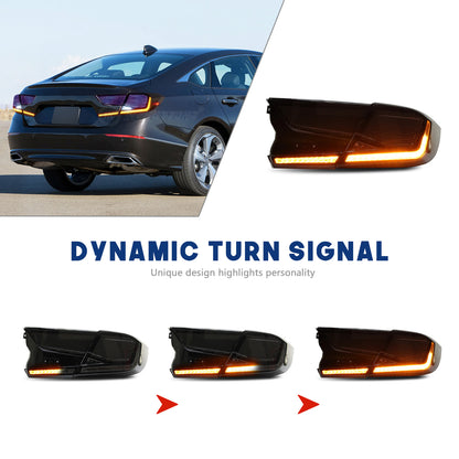 HCMOTIONZ LED RGB Customize Tail Lights for Honda Accord 2018-2022