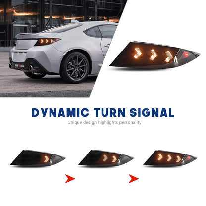 HCMOTIONZ LED Tail Lights for Toyota Subaru GR86 BRZ 2022 2023