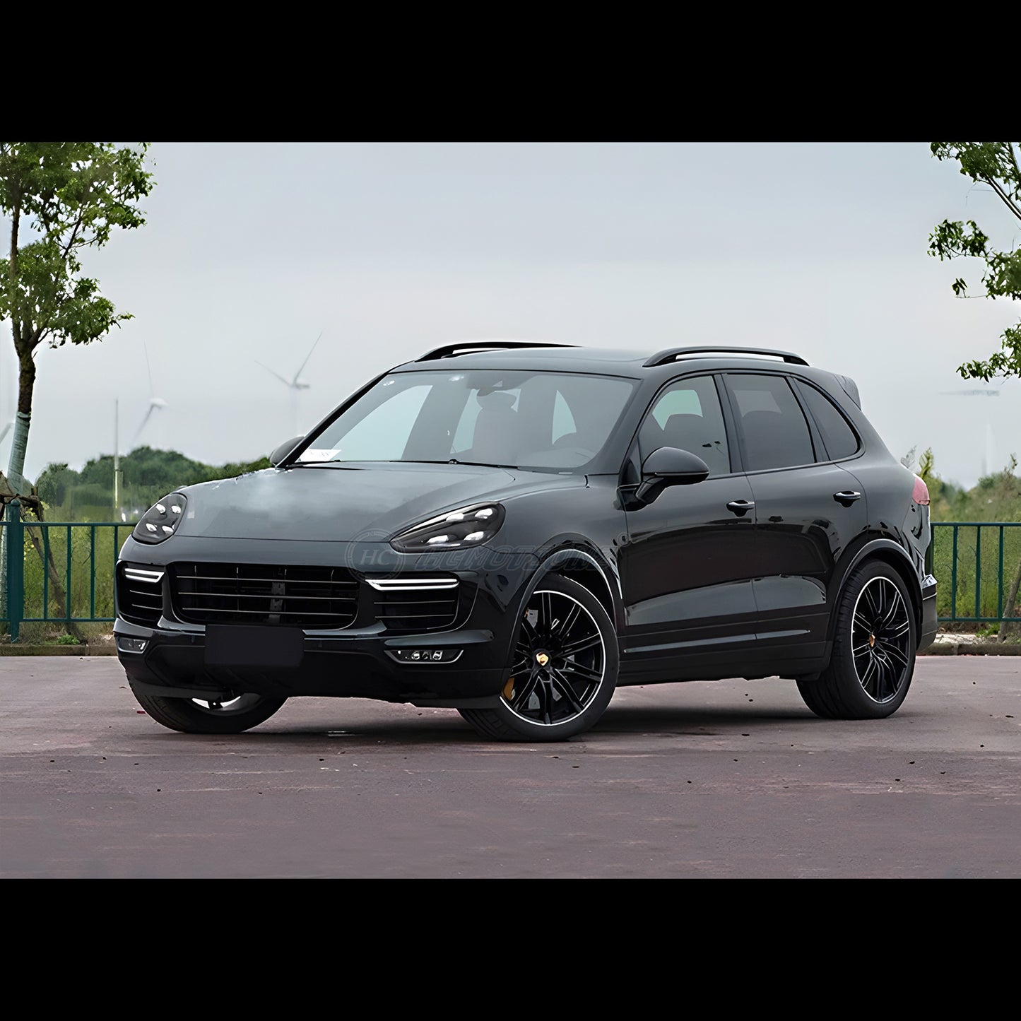 HCMOTIONZ Head Lamps for Porsche Cayenne 2011-2018 Hybrid Turbo Diesel Front Lights Assembly Upgraded 2023 Design