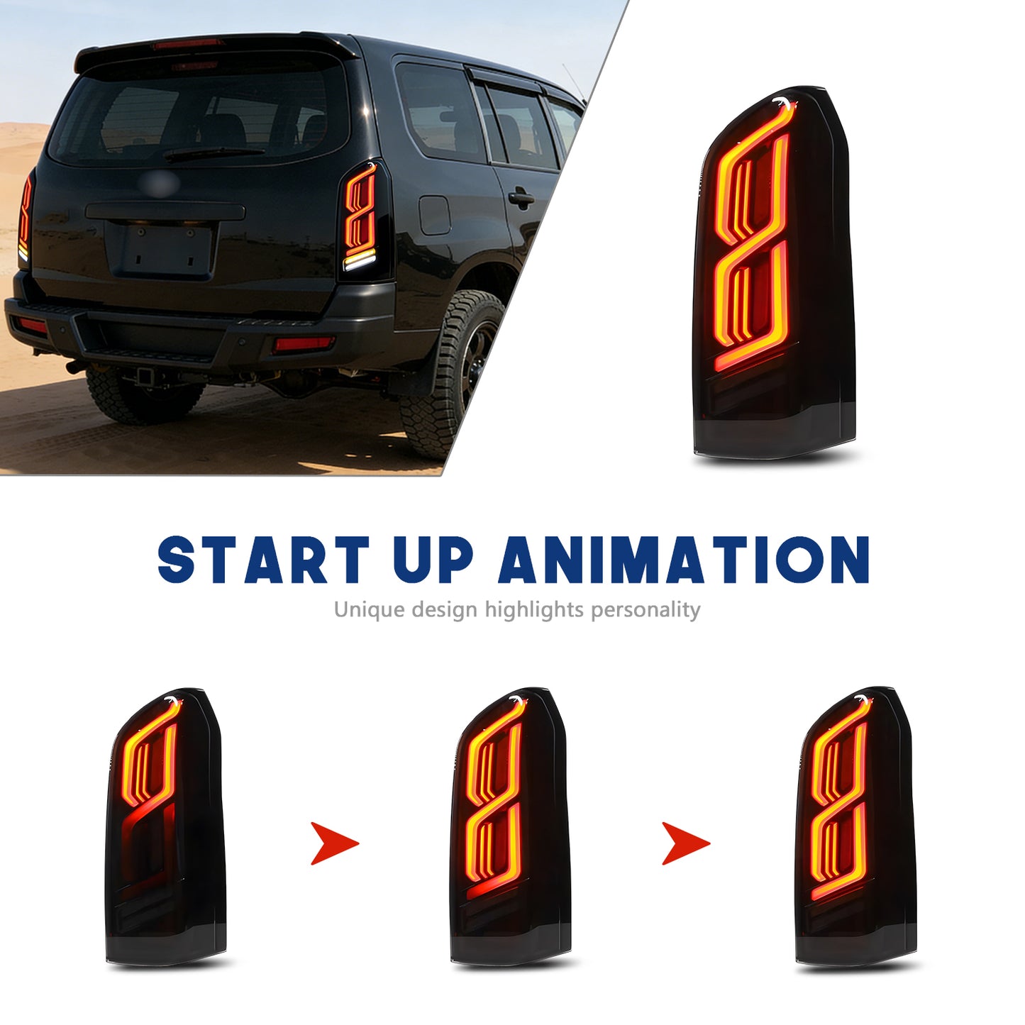 HCMOTION LED Taillights for Toyota Probox XP160 2014-2026