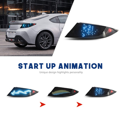 HCMOTIONZ LED Tail Lights for Toyota Subaru GR86 BRZ 2022 2023