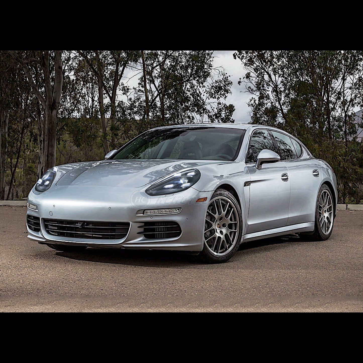 HCMOTIONZ LED Headlights for Porsche Panamera 2009-2016 (970) Blue Light DRL Car Front Lamps Assembly