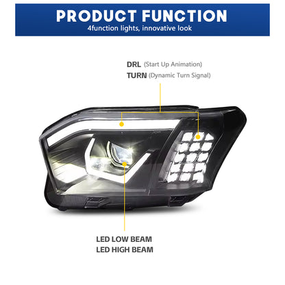 HCMOTION LED Head Lights for Toyota Probox 2014-2025 XP160 Succeed 2014-2020 Familia Van 2018-2025