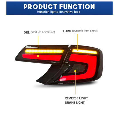 HCMOTION LED Tail Lights for 2012-2014 Toyota Camry Kits