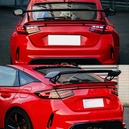 HCMOTION Tail Lights for Honda Civic 2022-2025 Hatchback 11th Gen with Middle Lamp