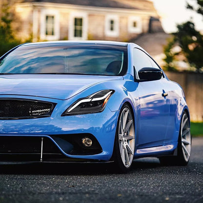 HCMOTION LED Headlights for Infiniti G37 2008-2013 DRL Star Up Animation Q60 Coupe Convertible 2014-2015 Front Lamps