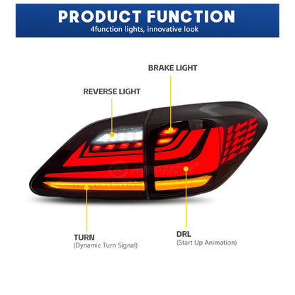 HCMOTIONZ LED Tail Lights for Lexus RX350 2009-2015 RX450 RX270