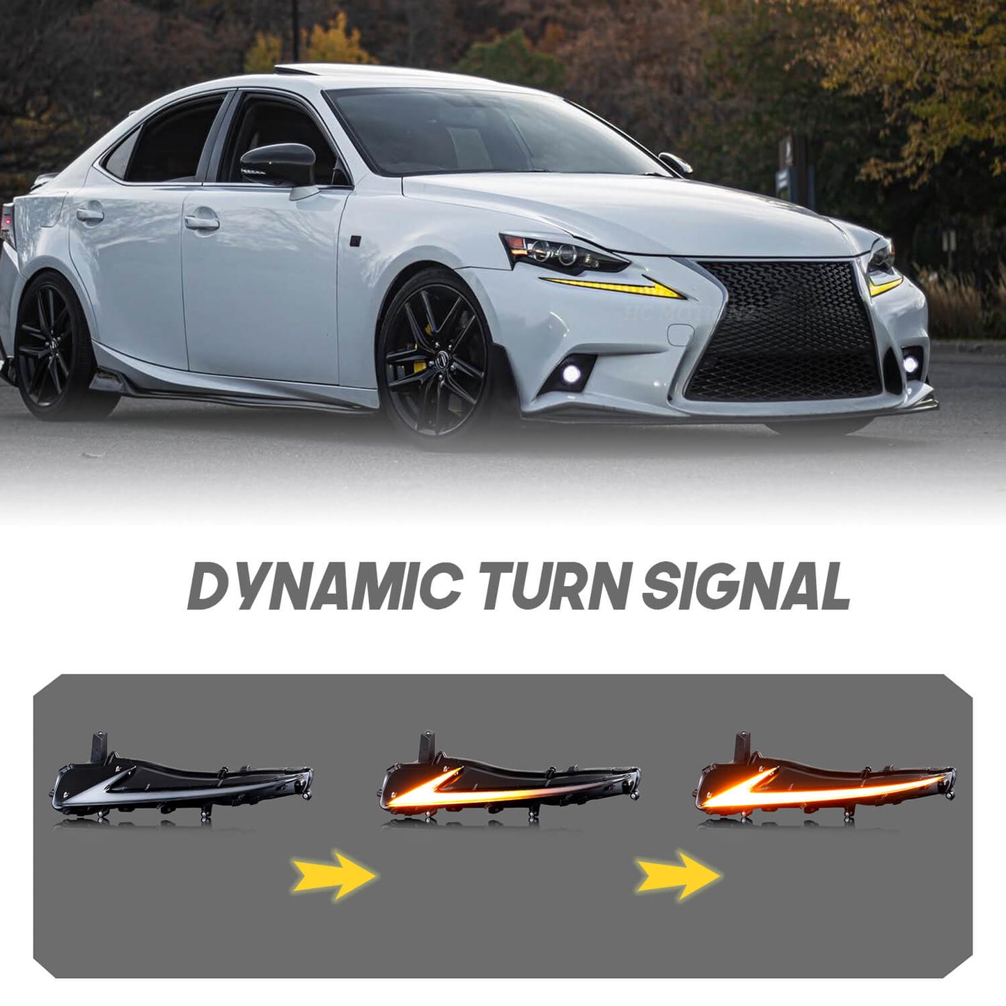 HCMOTION LED Headlight For Lexus IS250 300h 350f 2013-2016