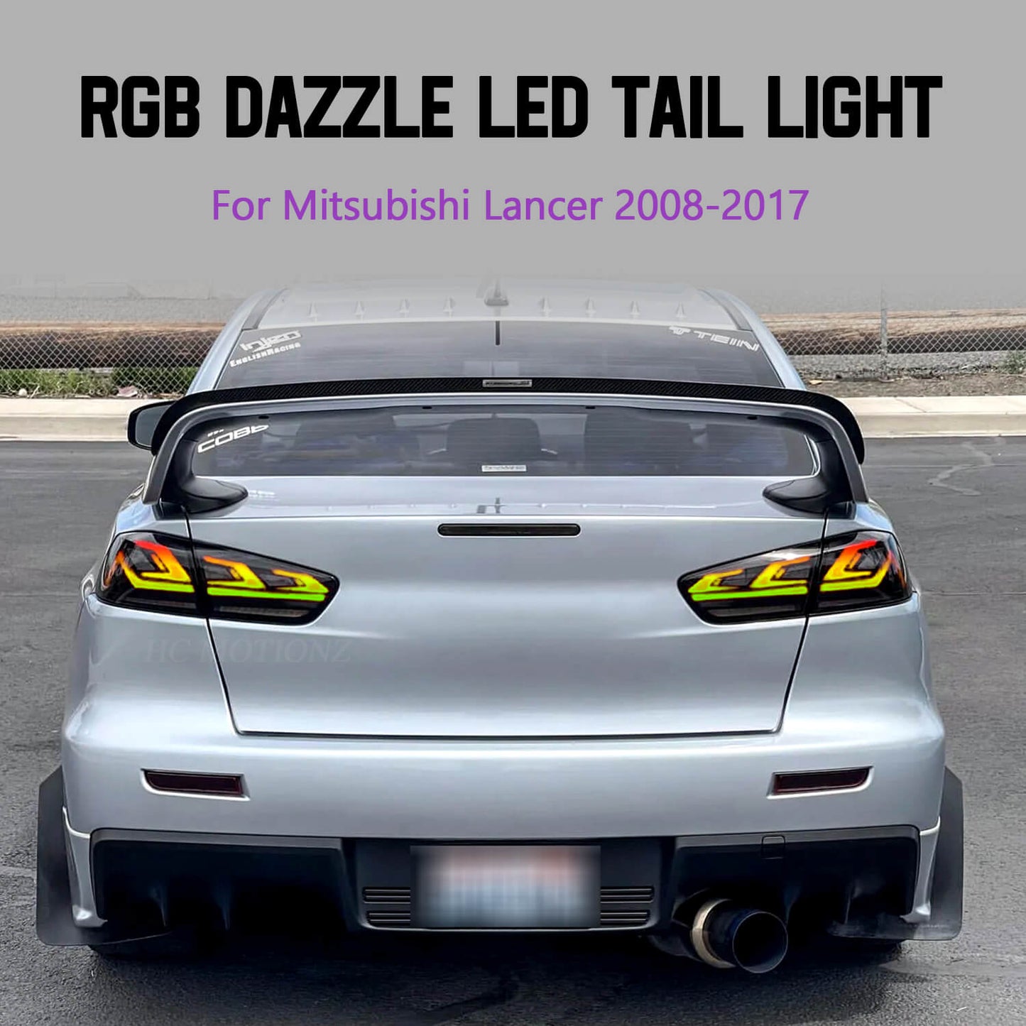 HCMOTION RGB Tail Lights For Mitsubishi Lancer 2008-2017 EVO X